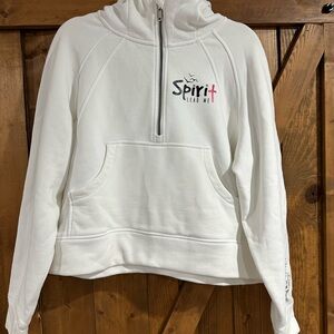 Cropped Hoodie “Spirt Lead Me” Lg